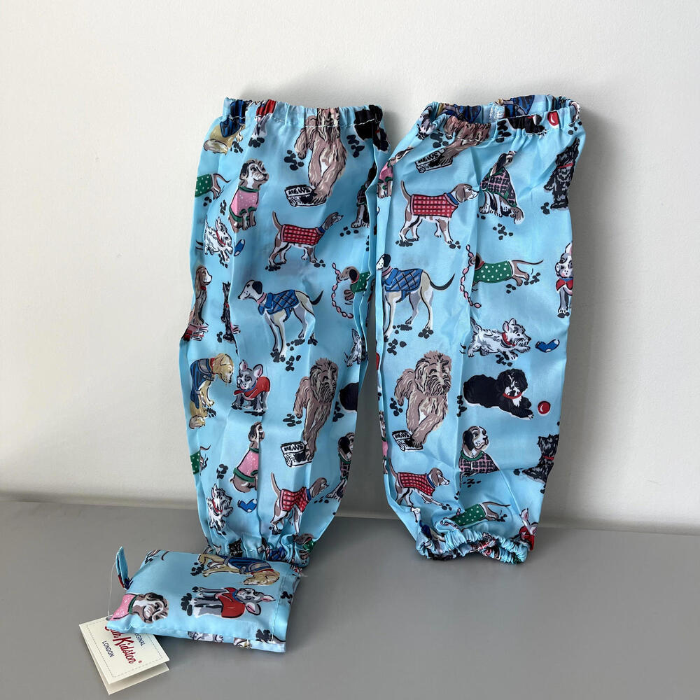 Cath Kidston Dogs in the Park Foldable Waterproof Cooking Sleeve Covers NWT
